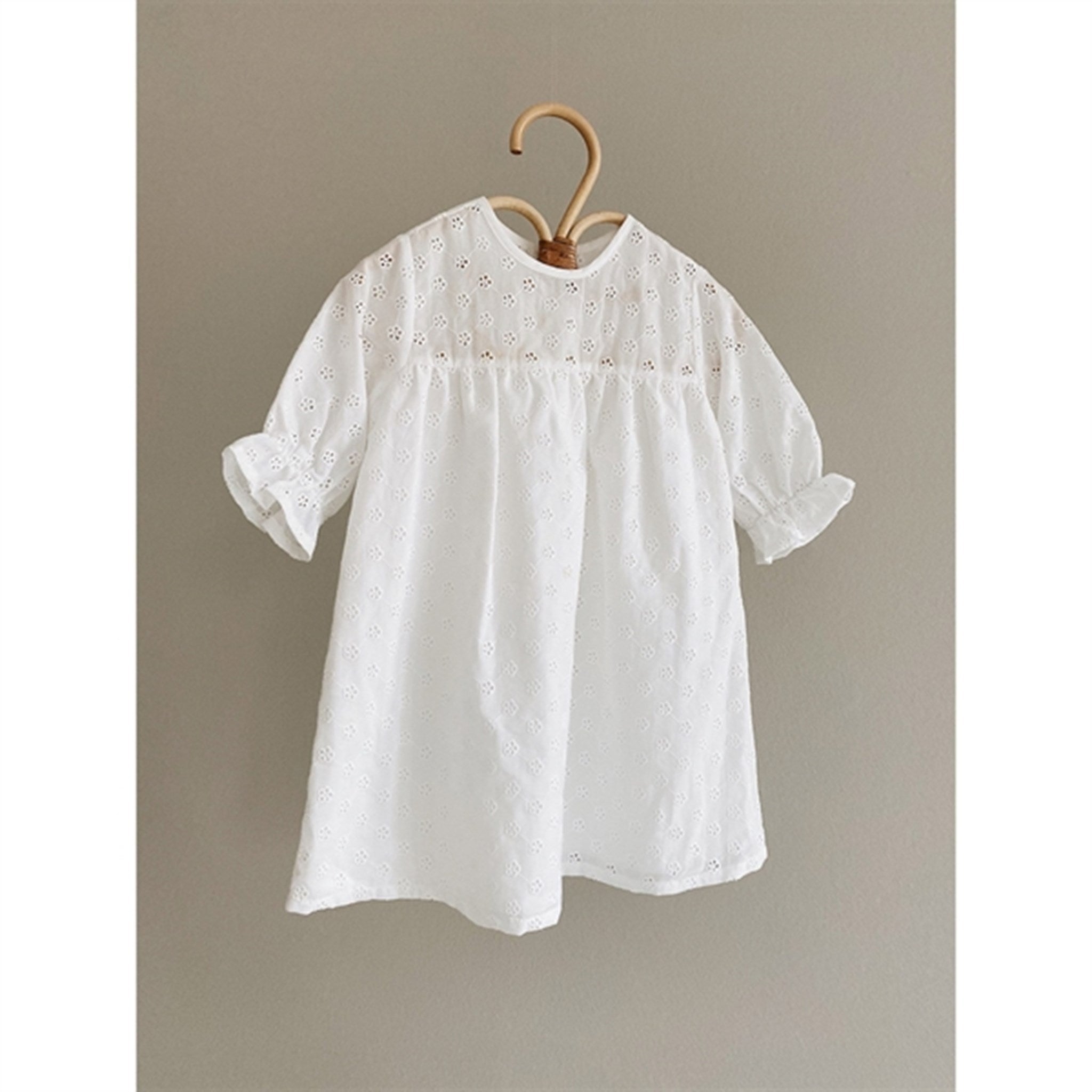 lalaby Natural white Lilou Dress Baby 5