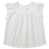 lalaby Natural white Daisy Top