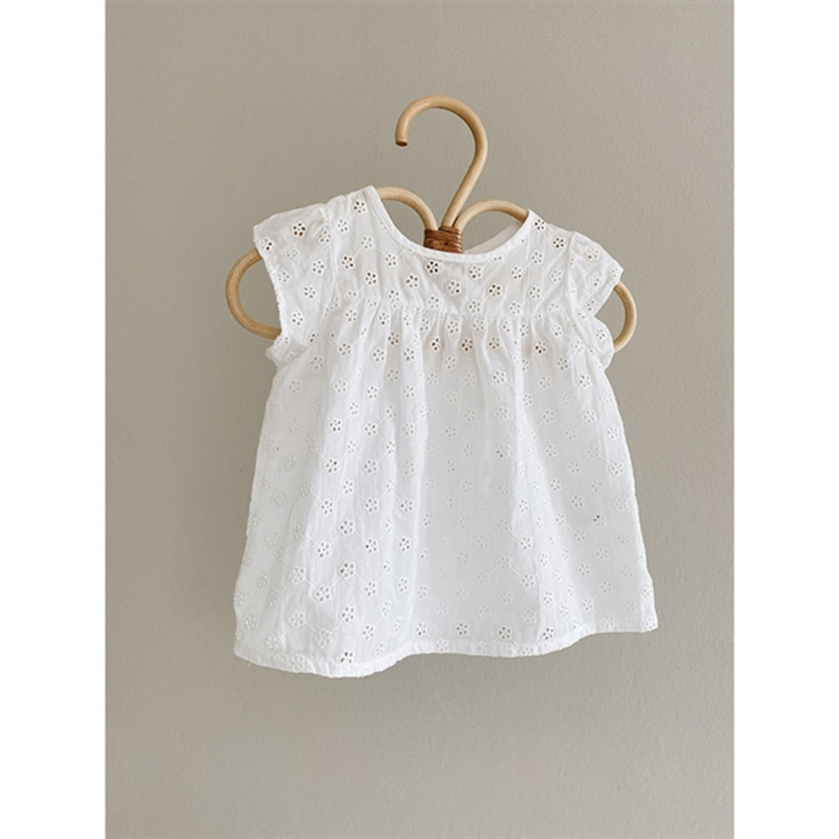 lalaby Natural white Daisy Top Baby