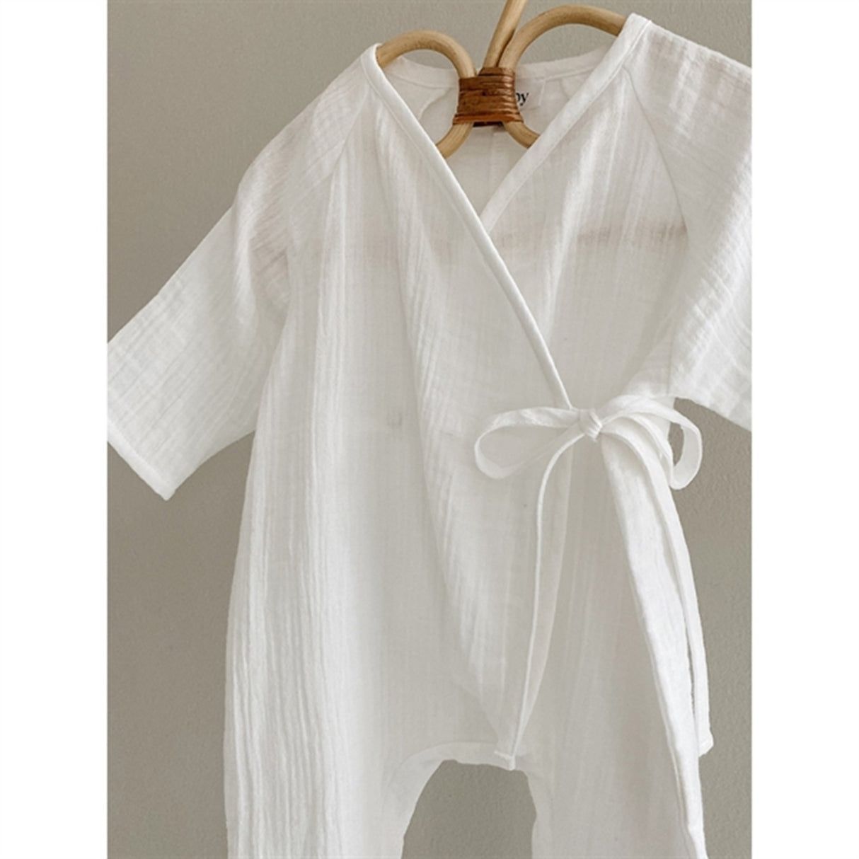 lalaby Natural white Iris Onesie 7