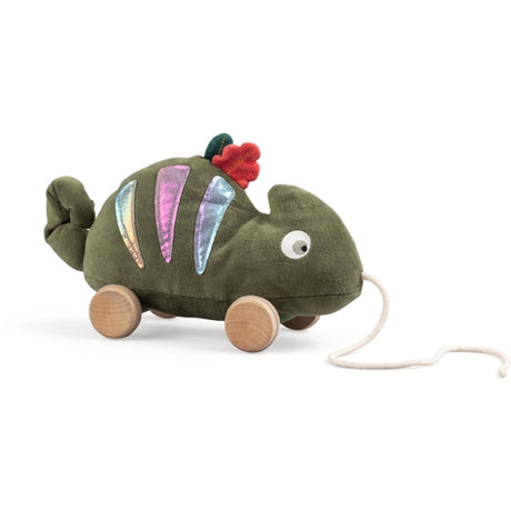 Sebra Soft Pull-along Toy Carley the Chameleon Green