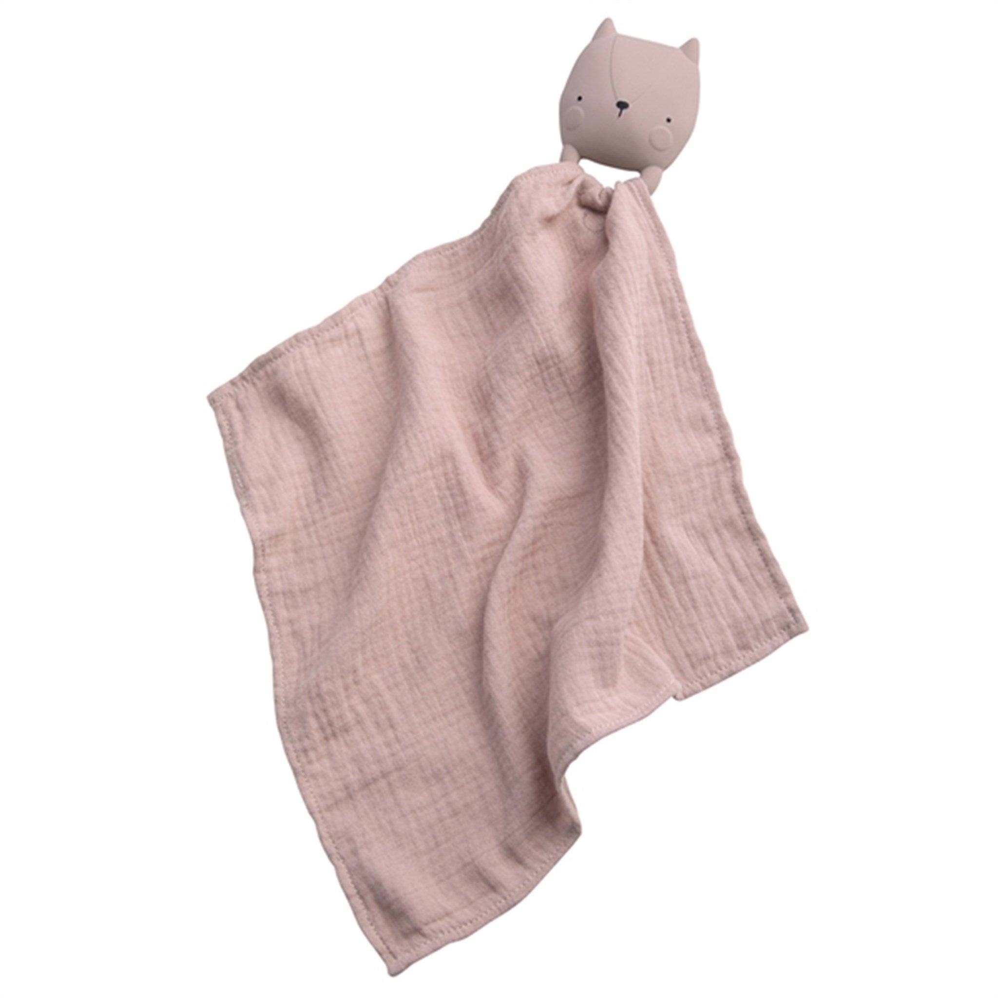 Sebra Teether with Cloth Zappy the Squirrel Pink