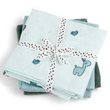 Done by Deer Burb Cloth 3-pack GOTS Lalee Blue