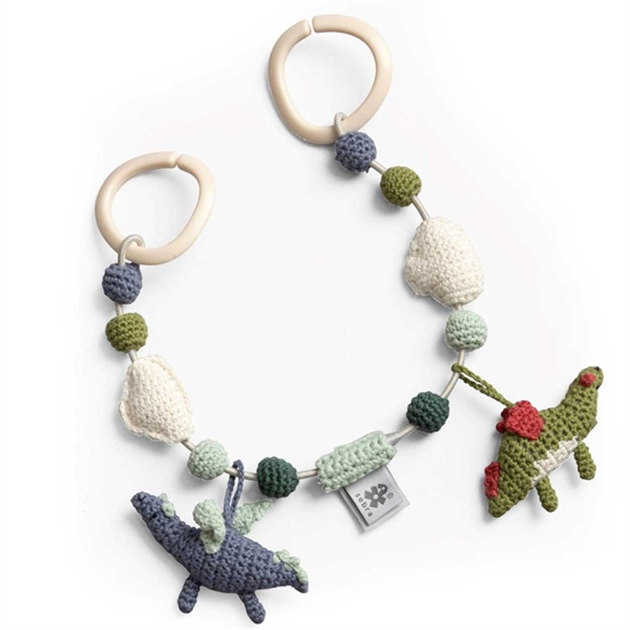 Sebra Crochet Stroller Chain Dragon Tales