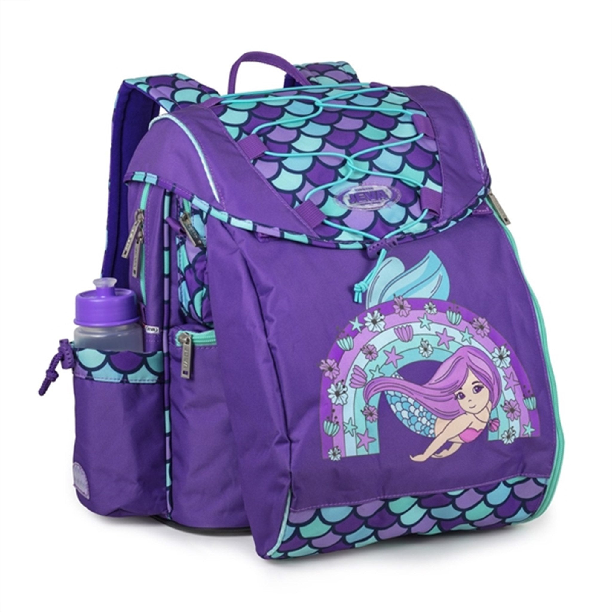 JEVA School Bag Rainbow Mermaid 4