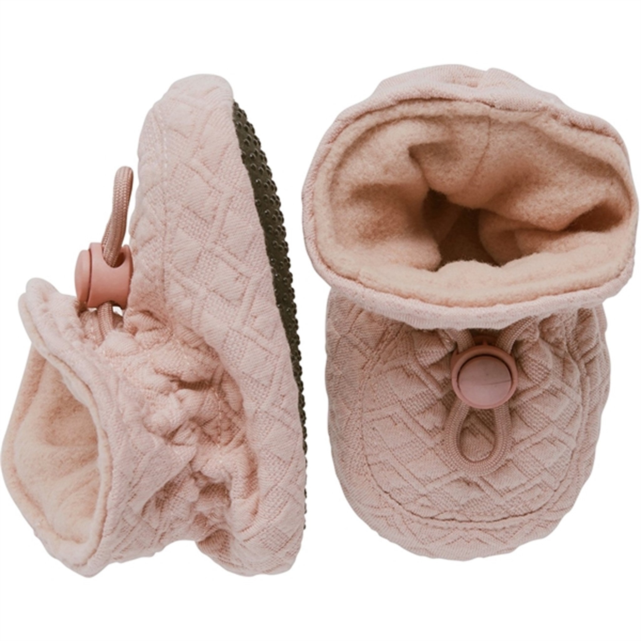 MELTON Textile Slippers Quilted Alt Rosa