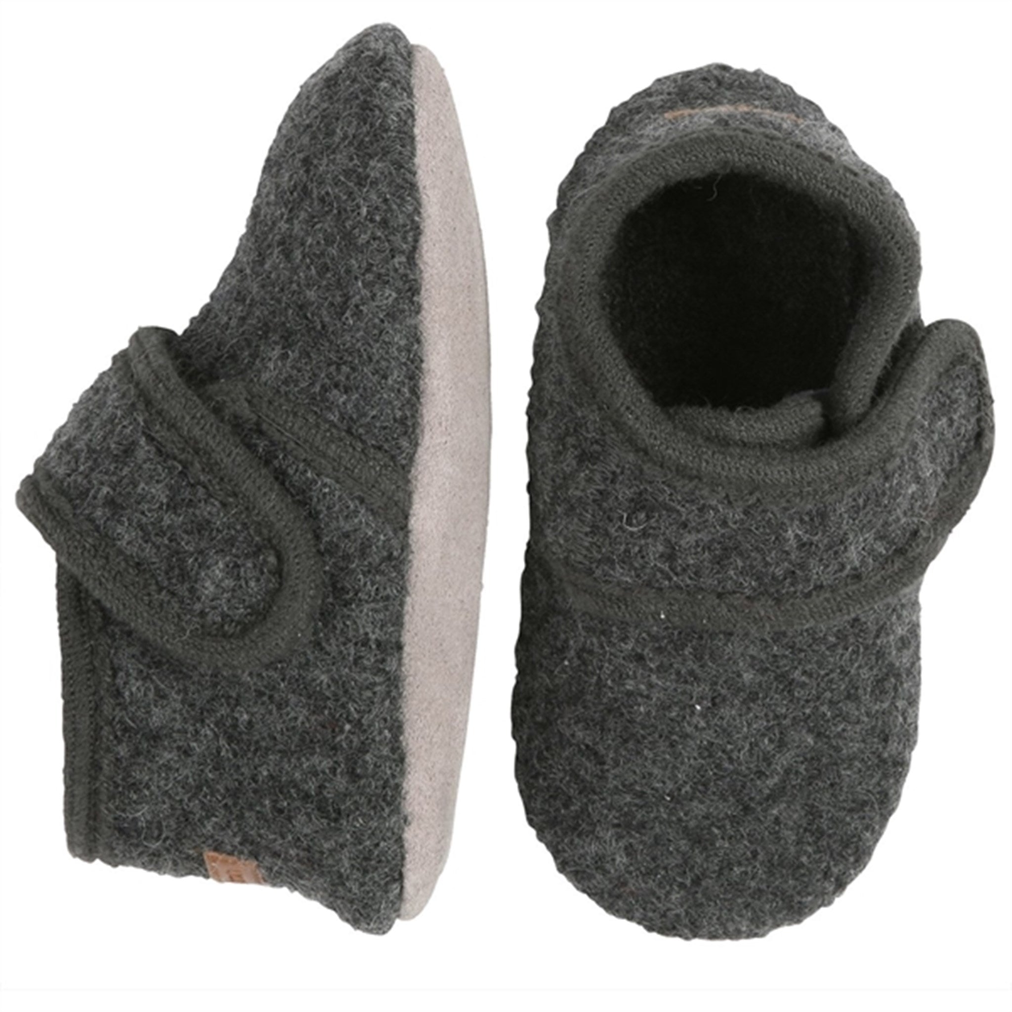 MELTON Wool Slippers Classic Antracite