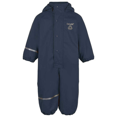 CeLaVi Rain Suit w. Fleece Navy