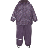 CeLaVi Rainwear Set w. Fleece Plum Perfect