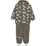 CeLaVi Rainwear Set w. Fleece Sea Turtle