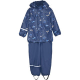 CeLaVi Rainwear Set w. Fleece Pageant Blue