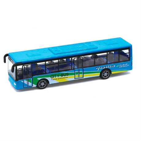 Magni Tourist Bus With Pull Back Blue