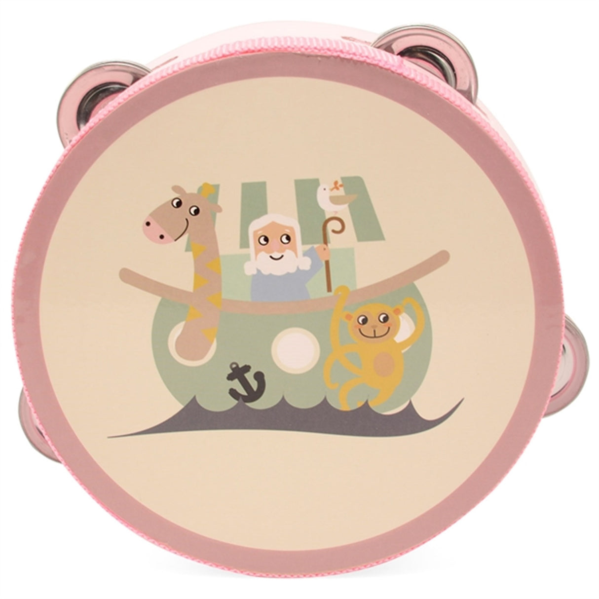 Magni Tambourines Noah's Ark Pink