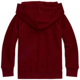 Polo Ralph Lauren Girl Hoodie Harvard Wine 2