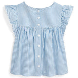 Polo Ralph Lauren Girl Blouse Blue White