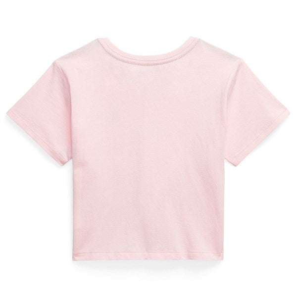 Polo Ralph Lauren Girl T-Shirt Hint Of Pink Rustic Navy 2