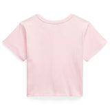 Polo Ralph Lauren Girl T-Shirt Hint Of Pink Rustic Navy 2