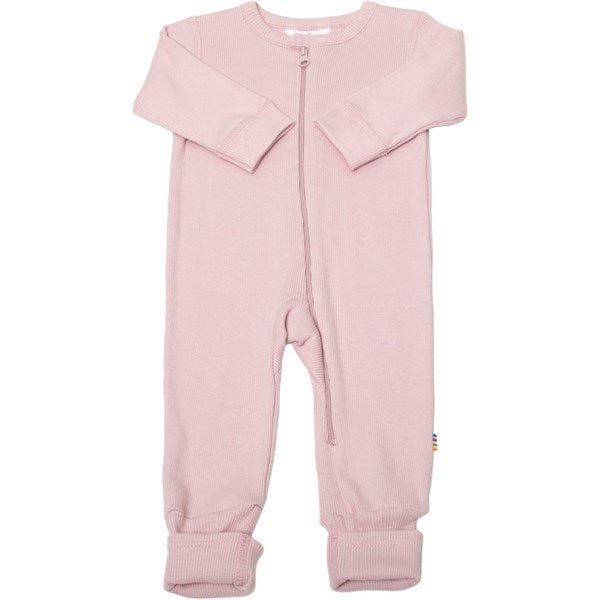 Joha Cotton Pink Jumpsuit with 2 in 1 Foot