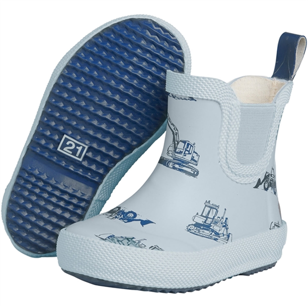 CeLaVi Wellies Short AOP Cerulean 3