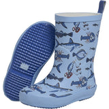 CeLaVi Rain Boots Aop Federal Blue 3