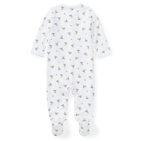 Ralph Lauren Baby Boy Jumpsuit White/Blue Multi 2