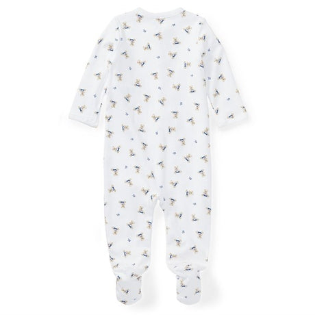 Ralph Lauren Baby Boy Jumpsuit White/Blue Multi 2