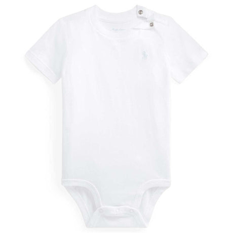 Polo Ralph Lauren Baby Boy Short Sleeved Bodystocking White