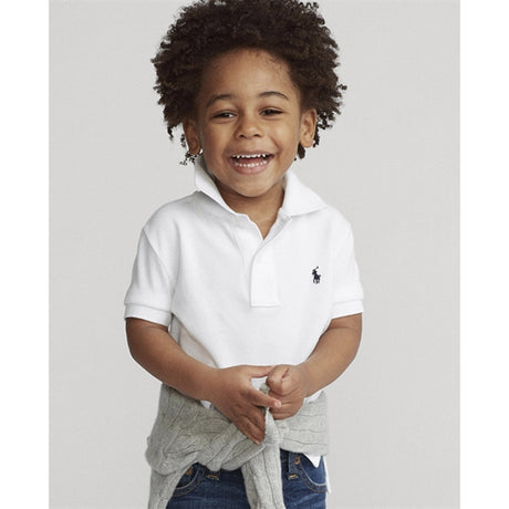 Polo Ralph Lauren Boy Short Sleeved Classic Polo White