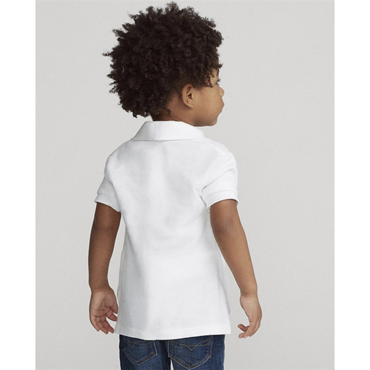 Polo Ralph Lauren Boy Short Sleeved Classic Polo White