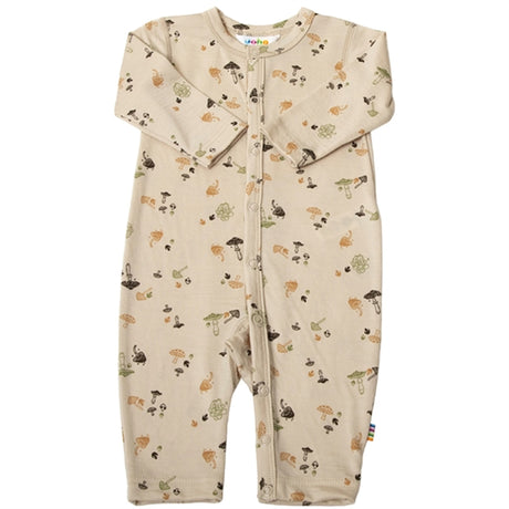 Joha Wool Beige AOP Jumpsuit