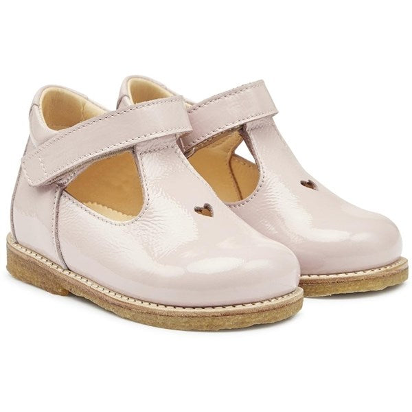 Angulus Mary Jane Shoes Pale Rose