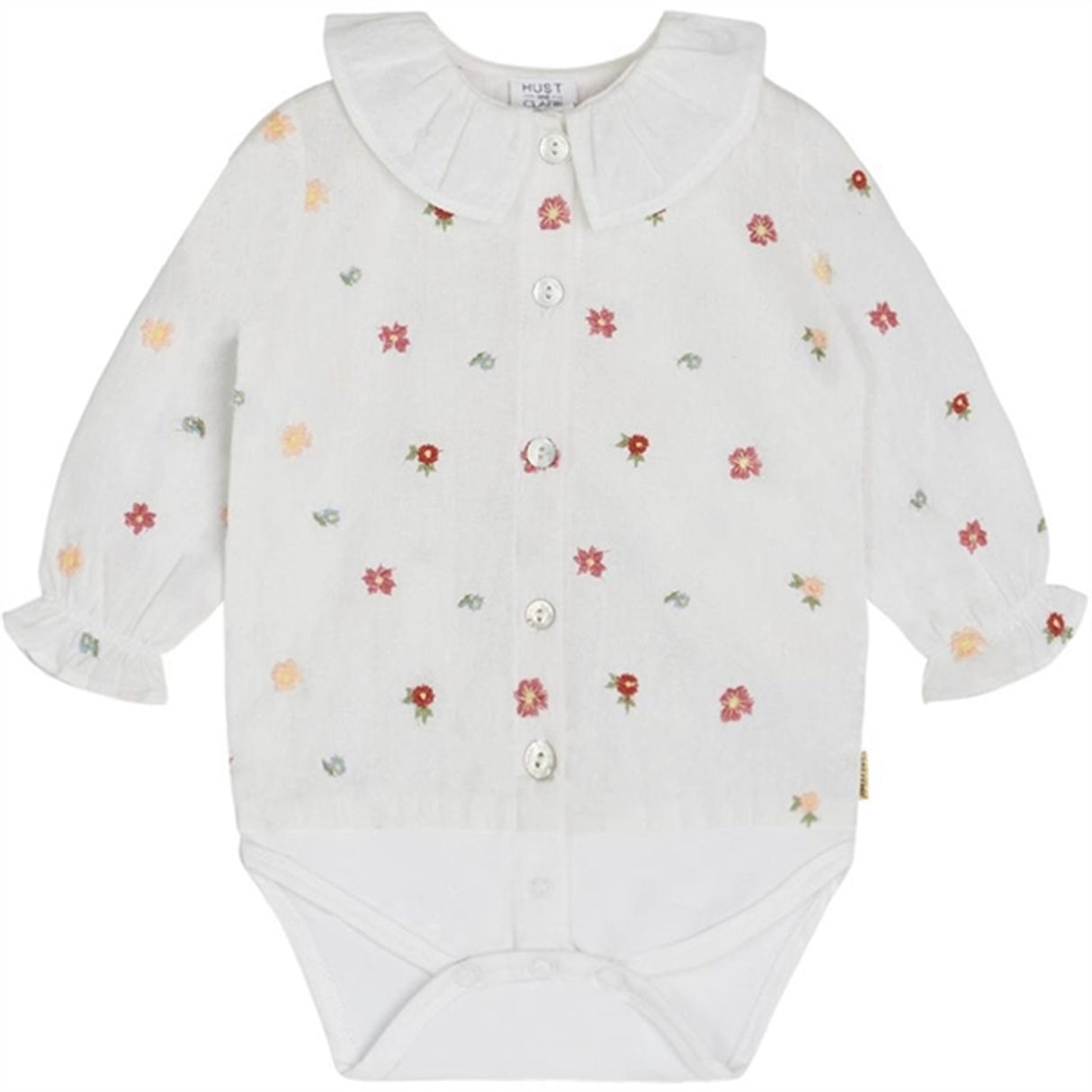 Hust & Claire Baby White Bernadette Shirt Body