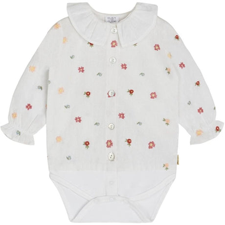 Hust & Claire Baby White Bernadette Shirt Body