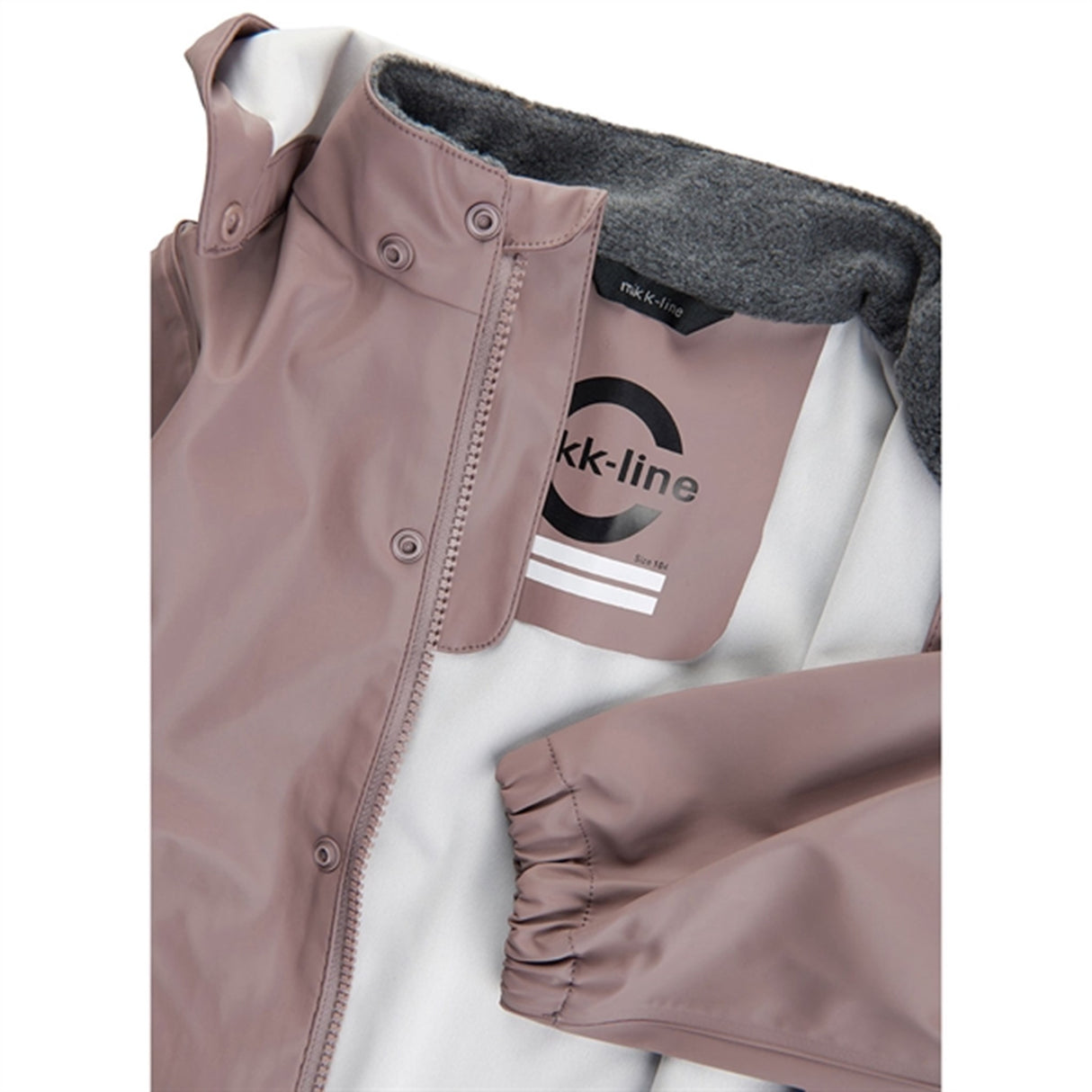 Mikk-Line Rainwear Jacket And Pants Adobe Rose