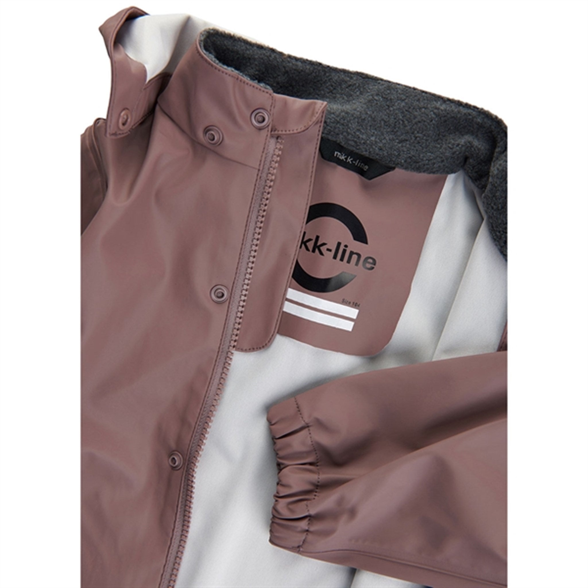 Mikk-Line Rainwear Jacket And Pants Burlwood 3