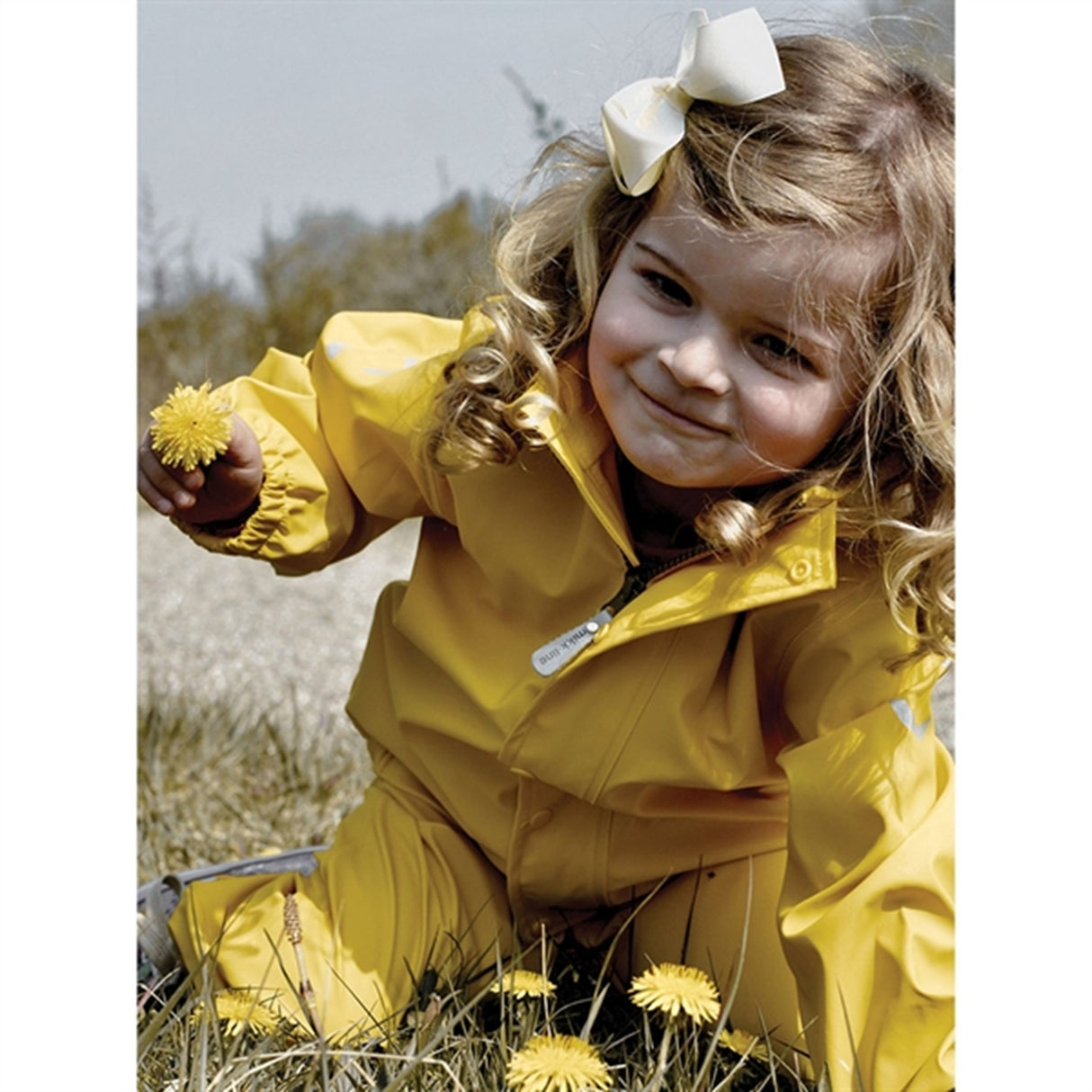 Mikk-Line Rainwear Jacket And Pants Sunflower