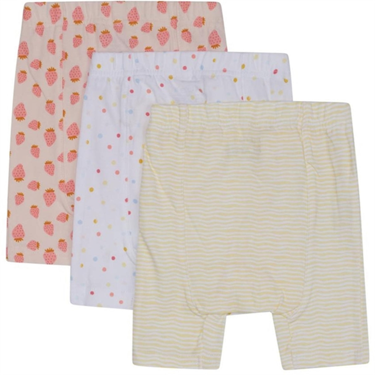 Hust & Claire Baby Labika Shorts 3-pack Skin Chalk 2