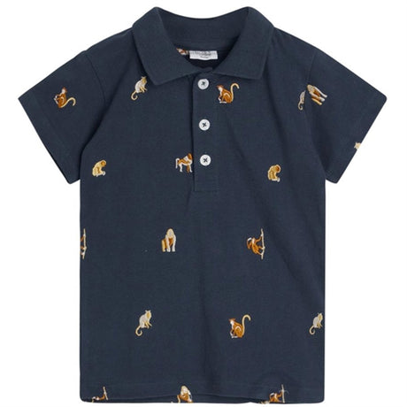 Hust & Claire Mini Adrian Poloshirt Blue Moon