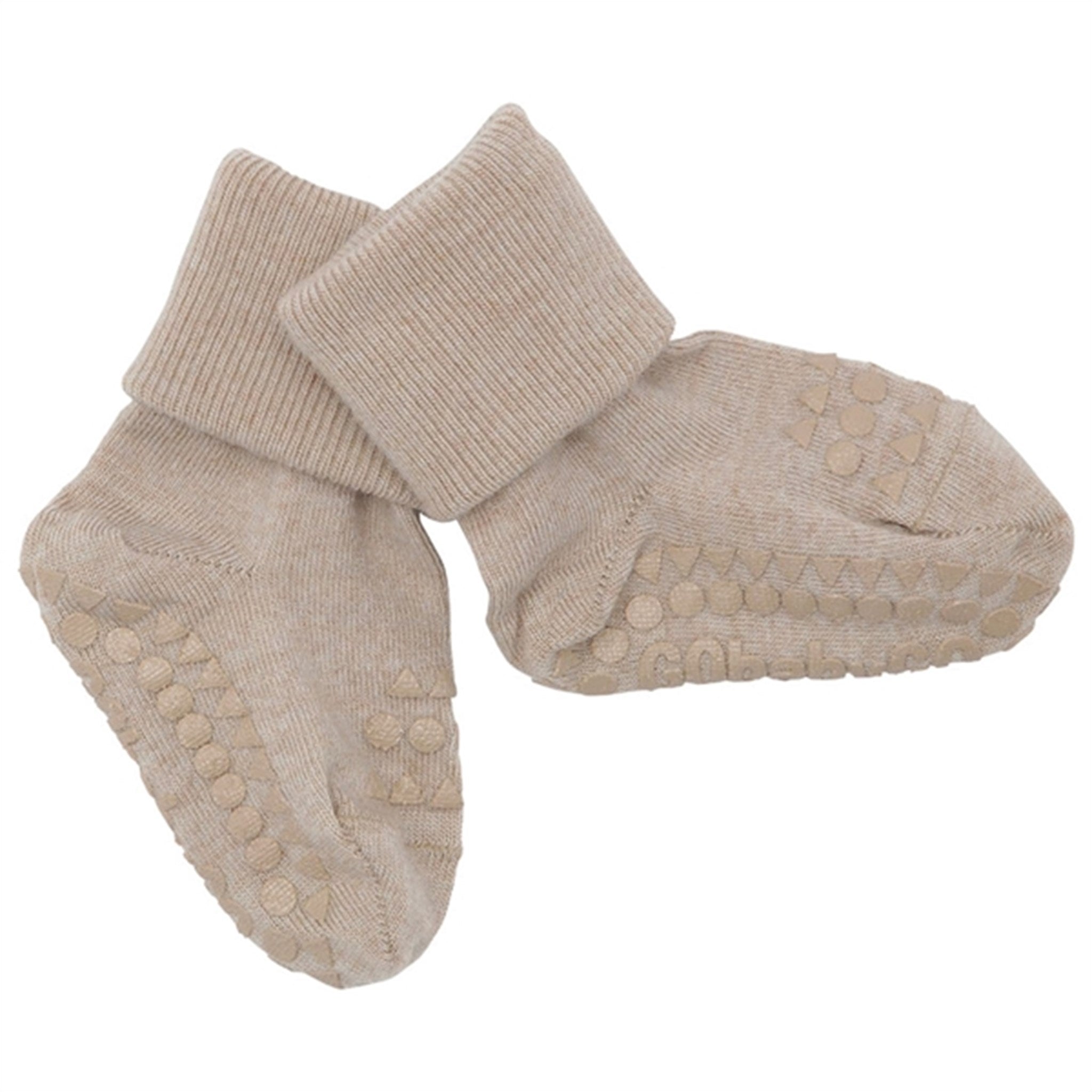 GObabyGO Non-slip Socks Wool Sand 4