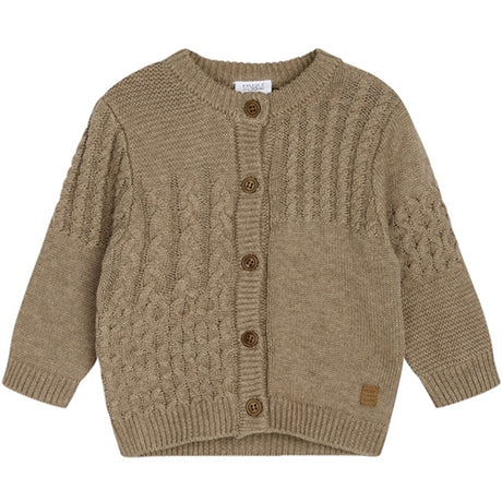 Hust & Claire Baby Deer Brown Melange Charli Knit Cardigan