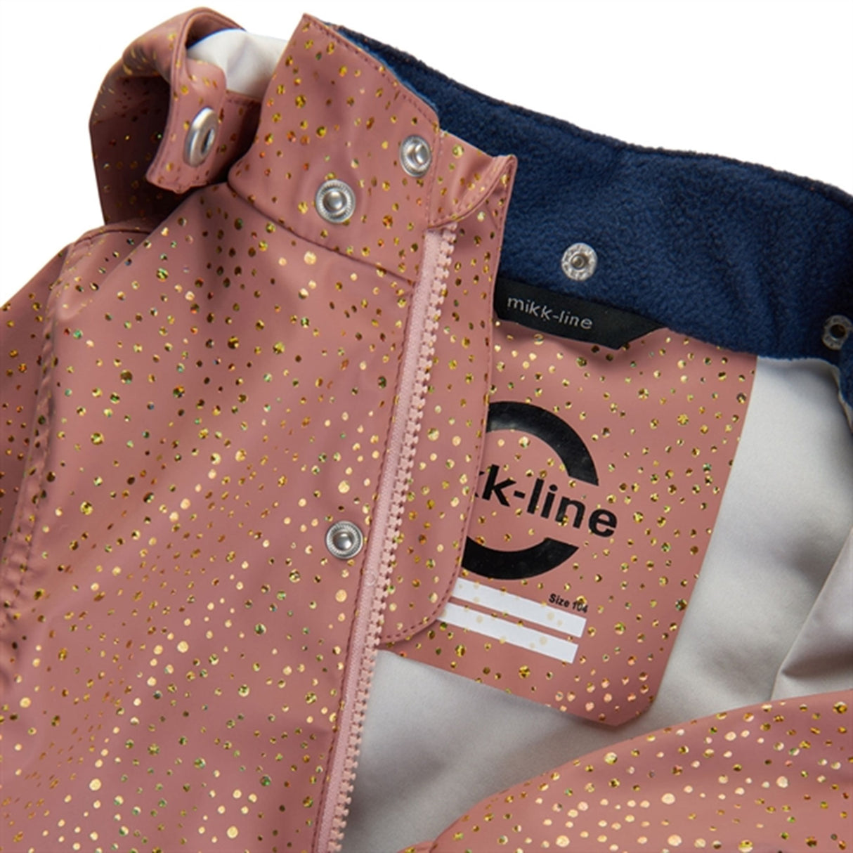 Mikk-Line Rainwear Jacket And Pants Burlwood Glitter