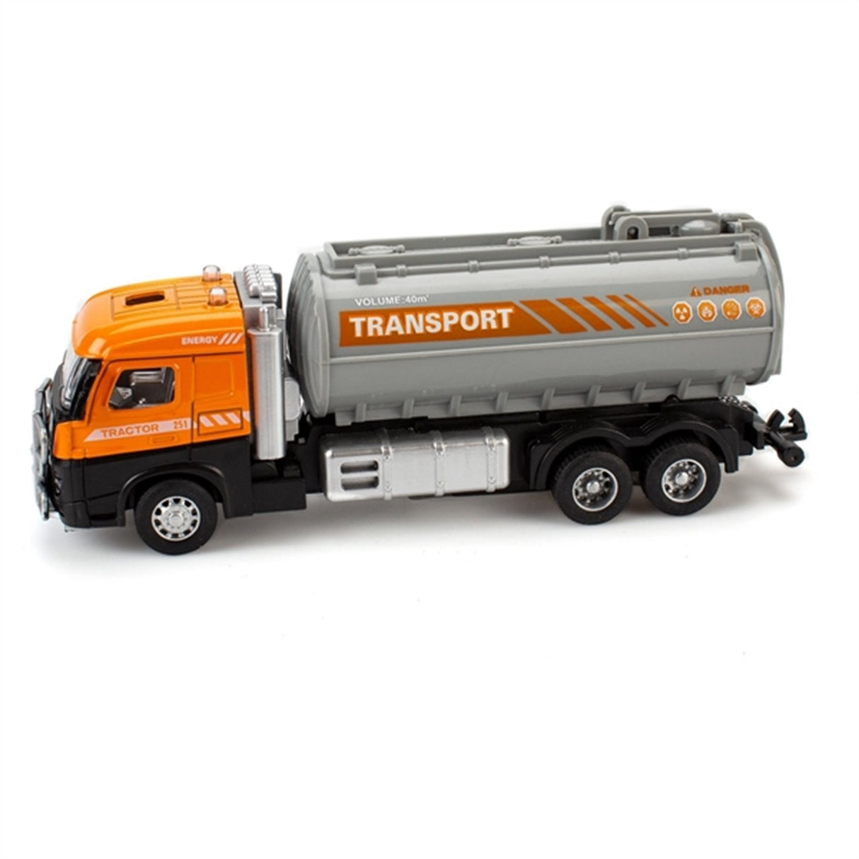 Magni Truck with Pull Back Orange