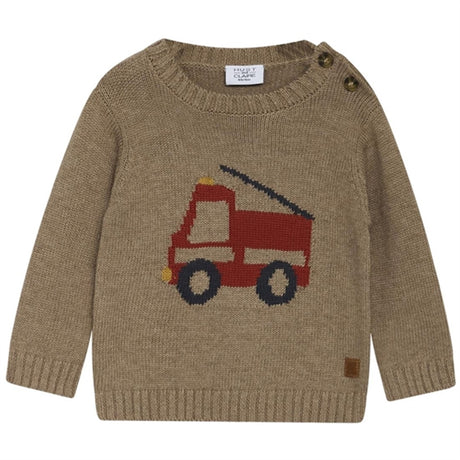 Hust & Claire Baby Deer Brown Melange Pilou Pullover