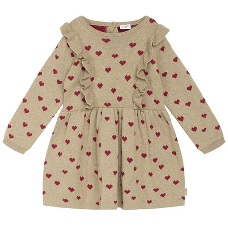 Hust & Claire Mini Biscuit Melange Karrie Dress