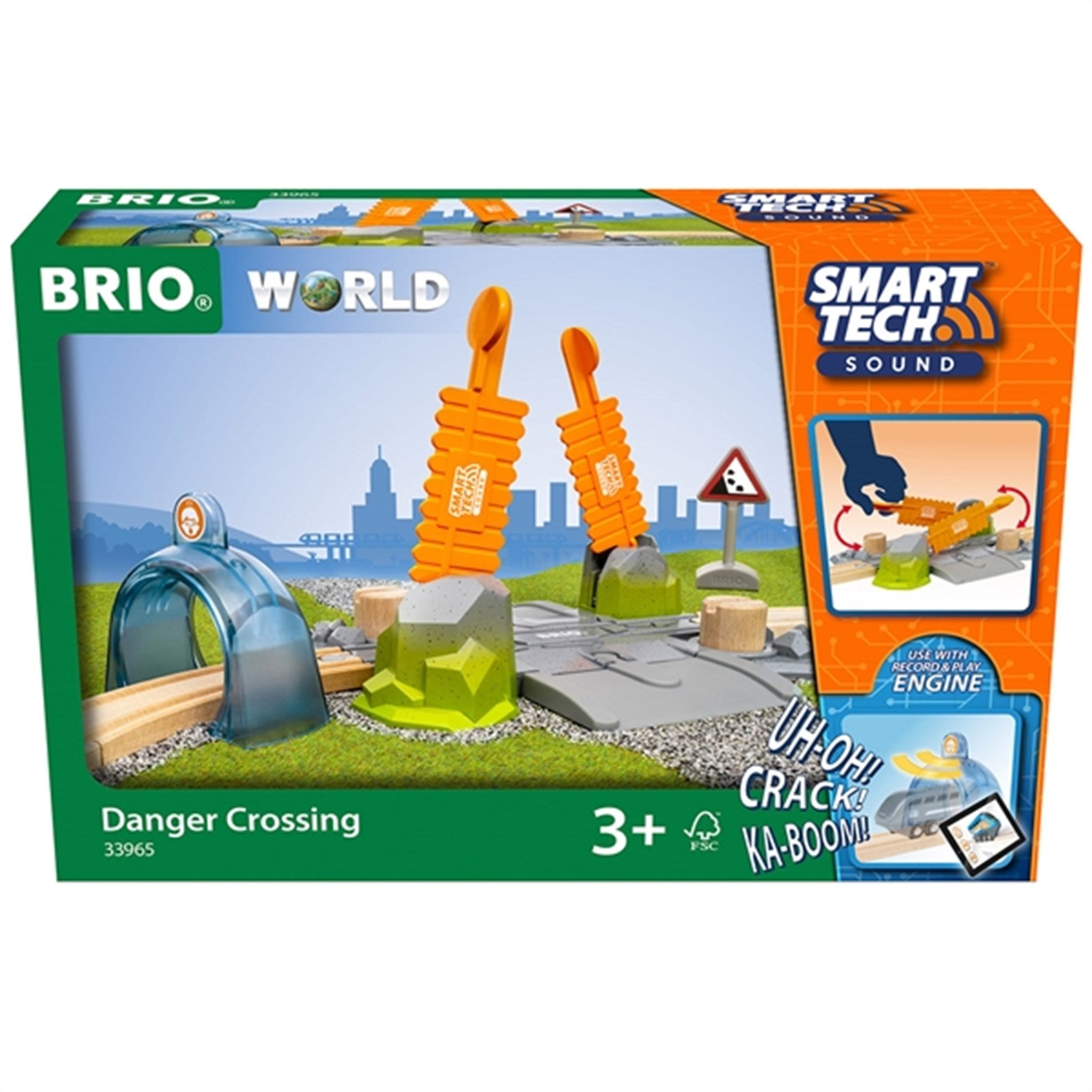BRIO® Smart Tech Sound Danger Crossing 2