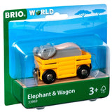 BRIO® Wagon w. Elephant