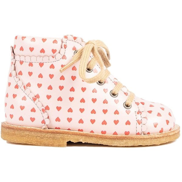 Angulus Shoes With Laces Pale Rose 2