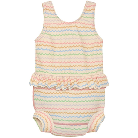 Hust & Claire Shrimp Maddie Swimsuit w. Swim Diaper