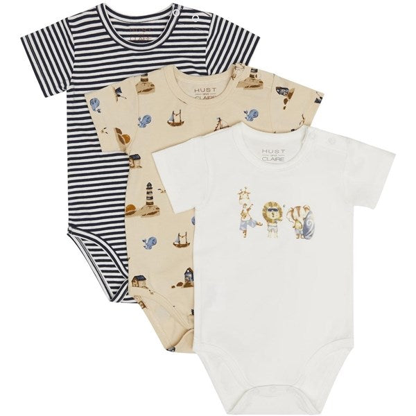 Hust & Claire Baby Blues Bruno Body 3-pack