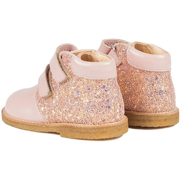 Angulus Starter Shoe Pale Rose/Rose Glitter 3